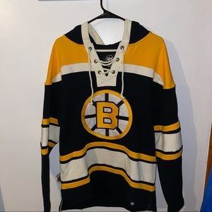 Boston Bruins Black and Gold Men's Hoodie